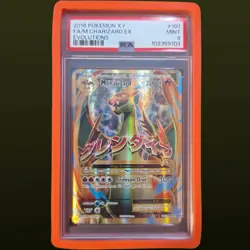 2016 POKEMON XY EVOLUTIONS #101 FULL ART/M CHARIZARD EX PSA 9 - Image 1