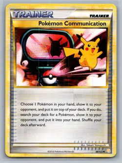Pokemon Communication 98/123 Uncommon HeartGold & SoulSilver Pokemon LP/MP - Image 1