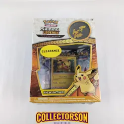 Pokemon 2017 Shining Legends Mewtwo/Pikachu Pin Collection Box Sealed 2 Pack - Image 2