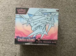 Pokemon TCG Pokemon Center Chaos Rising ETB Brand New SEE SMALL TEAR - Image 1