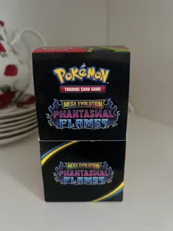 Pokemon Phantasmal Flames Half Booster Box unsealed 18 Packs - Image 1