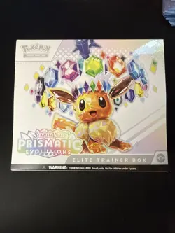 Pokemon TCG Scarlet & Violet Prismatic Evolutions Elite Trainer Box ETB - Image 1