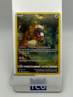 Pokemon TCG - Sword & Shield - Crown Zenith - Bidoof GG29/GG70 - Image 1