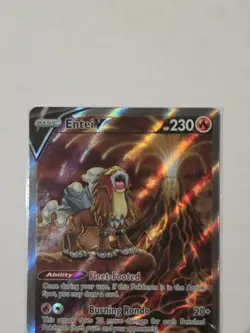 2023 Pokemon Crown Zenith #GG36/GG70 ENTEI V Galarian Gallery Holo Rare - Image 2