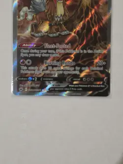 2023 Pokemon Crown Zenith #GG36/GG70 ENTEI V Galarian Gallery Holo Rare - Image 3