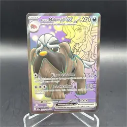 Pokemon Arven's Mabosstiff ex 218/182 SV10 Destined Rivals Holo SIR 270HP ENG - Image 1