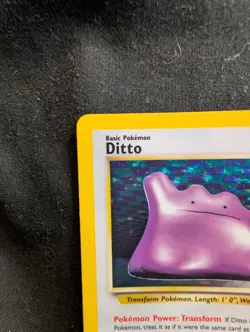 Pokemon TCG Ditto Fossil 3/62 Holo NM 1999-2000 Great Condition - Image 4