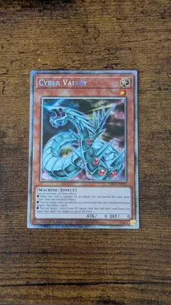 Yugioh Cyber Valley RA03-EN192 Platinum Secret Rare NM - Image 1