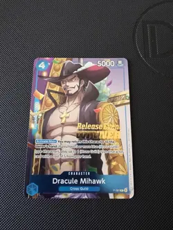 Dracule Mihawk (OP11 Release Event Winner) P-081 One Piece Promotion Card - Image 1