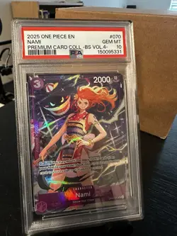 One Piece TCG: PSA 10 Nami Premium Card Collection Vol 4. (GENGAR NAMI)🔥 - Image 1