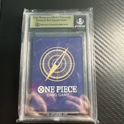 ONE PIECE OP12-LEGACY OF THE MASTER ALTERNATE ART #008 SHANKS BGS 10 Pristine - Image 2