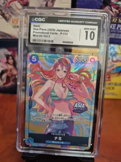2025 ONE PIECE JP NAMI PROMO MINI-TIN P-112 CGC 10 - Image 1