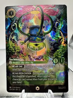 Alien - True Believer 229/204 Enchanted Wilds Unknown Disney Lorcana Card Englis - Image 2