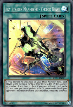 Sky Striker Maneuver - Vector Blast - Super Rare SOFU-EN061 - LP - YuGiOh - Image 1