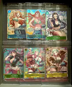 One Piece New Tin Volume 2 Complete Set of 6 Asia Exclusive Stamp Promo - Image 1