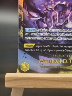 Marshall D Teach OP16-119 SEC The Time Of Battle ENGLISH One Piece CCG - Image 4