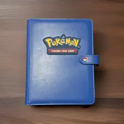 Pokemon Trading Card Game Ultra Pro 4-Pocket Premium Snap Binder Blue - Image 1