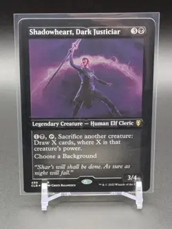 SHADOWHEART, DARK JUSTICIAR (FOIL ETCHED) 499 - Battle for Baldur's Gate Foil NM - Image 1