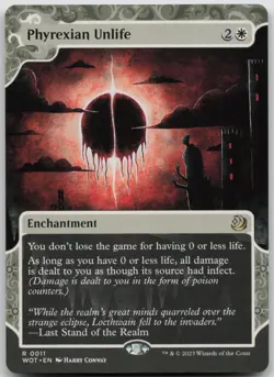 Phyrexian Unlife Wilds of Eldraine: Enchanting Tales 11 NM R - Image 1