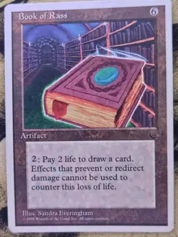 Book of Rass Rare Chronicles Magic: The Gathering Heavily Played - Image 1