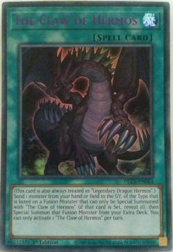 The Claw of Hermos - DLCS-EN064 - (PURPLE) Ultra Rare 1st Edition Yugioh - Image 1