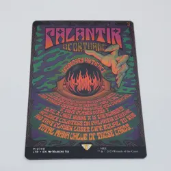 MTG Lord of the Rings - Palantir of Orthanc - Borderless poster NON FOIL NM - Image 1