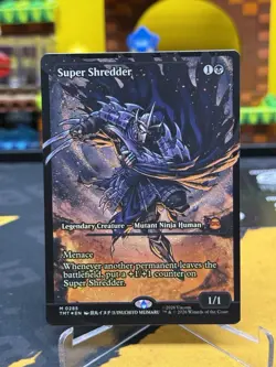 Super Shredder (Showcase) Teenage Mutant Ninja Turtles Foil MTG -Unplayed - Image 1