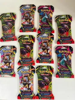 Pokemon Phantasmal Flames Sleeved Booster Pack Brand New & Sealed x10 - Image 1