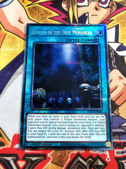 Domain of the True Monarchs mp25-en026 1st Edition (NEW) Starlight Rare Yu-Gi-Oh - Image 1