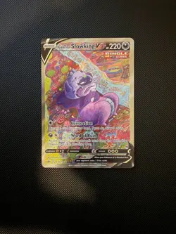 Pokemon Card Galarian Slowking V 179/198 Chilling Reign Ultra Rare Holo NM - Image 1