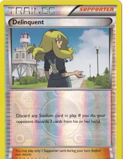 DELINQUENT 98/122 REVERSE HOLO POKEMON BREAKPOINT - Image 1