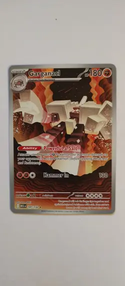 Pokemon TCG Mega Evolution Gargancl #147/132 Illustration Rare NM - Image 1