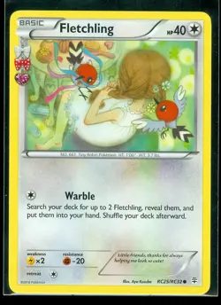 Pokemon FLETCHLING RC25/RC32 - Generations - NEAR MINT/MINT - Image 1