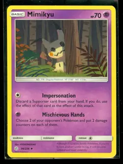 Pokemon MIMIKYU 96/236 Cosmic Eclipse - NEAR MINT/MINT - Image 1