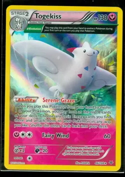 Pokemon TOGEKISS 46/108 - XY Roaring Skies RARE HOLO - NEAR MINT/MINT - Image 1
