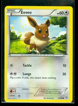 Pokemon EEVEE 63/98 - XY Ancient Origins - - NEAR MINT/MINT - Image 1