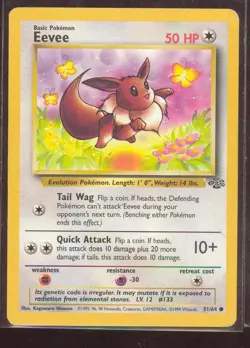 Pokemon EEVEE 51/64 Jungle - - NEAR MINT - Image 1