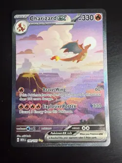 Charizard ex 199/165 SV Scarlet & Violet 151 SIR Full Art Holo English - Image 1