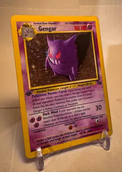Pokemon Fossil - Gengar 5/62 1st Edition Holo Rare - Image 3