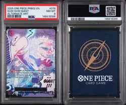 2025 One Piece PRB02 # 078 Gum-Gum Giant Alternate Art PSA 8 Low Pop - Image 5
