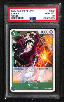 One Piece 2024 Baby 5 PRB01 Japanese #032 PSA 10 - Image 1