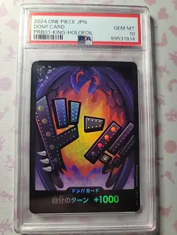 King Don!! Japanese - One Piece TCG - PRB01 - PSA 10 - Image 1