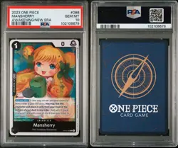 One Piece OP05-088 R Mansherry Holo PSA 10 Graded GEM MINT English - Image 2