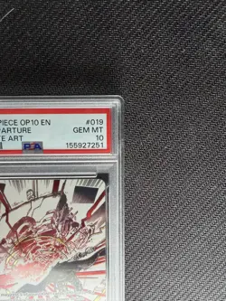2025 One Piece OP10-019 Divine Departure Alt Art Rare Royal Blood PSA 10 - Image 3