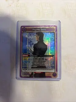Union Arena: Rurouni Kenshin - Hajime Saito (SR) Foil - UE11BT/RNK-1-039 - Image 1