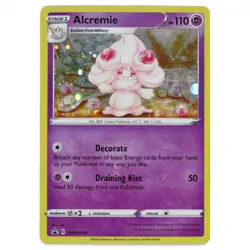 Pokemon Alcremie #SWSH058 Sword & Shield Holo Black Star Promo Card ☆NM-MINT☆ - Image 1