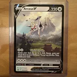 Pokemon Arceus V Promo Sword & Shield Black Star Promo Card SWSH204 Nintendo NM - Image 1