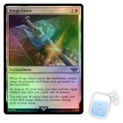 FOIL FORGE ANEW The Lord Of The Rings Magic MTG MINT CARD - Image 1