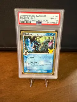 Mimikyu (Delta Species) SWSH136 SWSH: Sword & Shield Promo Cards Holo PSA 10 - Image 1