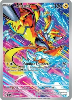Zeraora 151/142 Sv07: Stellar Crown Holo Pokemon Card - Image 2